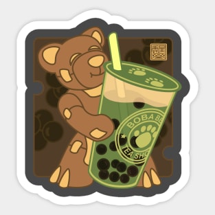 Boba Bear v2 Sticker